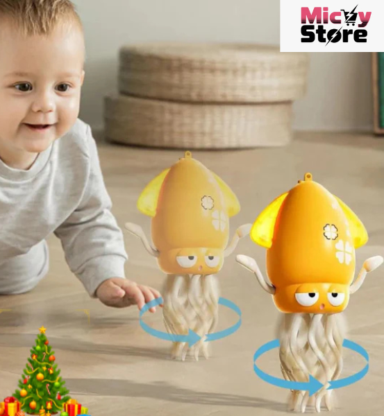 CALAMAR BAILARIN CON SENSOR DE MOVIMIENTO