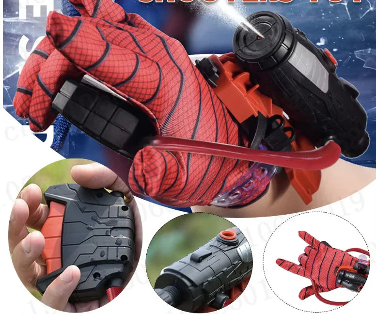 GUANTES DE SPIDERMAN LANZA AGUA